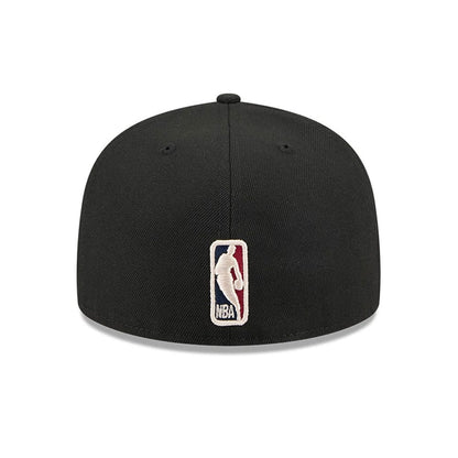 Pictured is this NBA Hardwood Classic Milwaukee Bucks 59FIFTY Fitted cap in black. 7