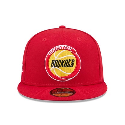 Pictured is this NBA Hardwood Classic Anniversary Houston Rockets 59FIFTY Fitted cap in red. 3