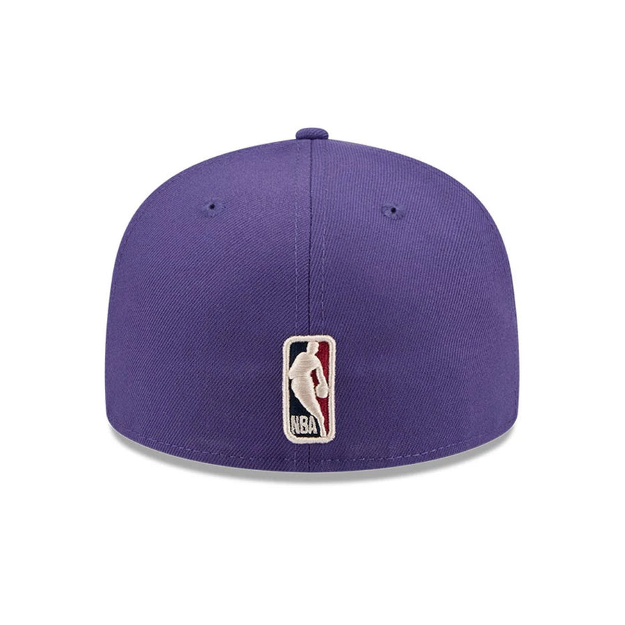 Pictured is this NBA Hardwood Classic Utah Jazz 59FIFTY Fitted cap in dark purple. 5