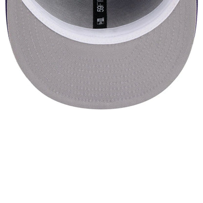 Pictured is this NBA Hardwood Classic Utah Jazz 59FIFTY Fitted cap in dark purple. 2