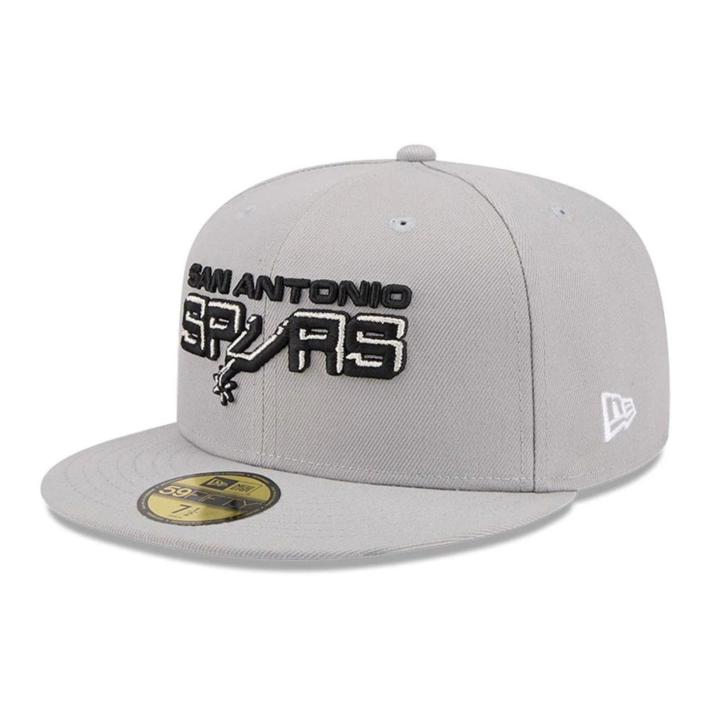 Pictured is this NBA Hardwood Classic San Antonio Spurs 59FIFTY Fitted cap in grey. 3