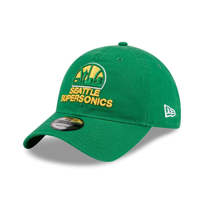 Pictured is this NBA Hardwood Classic Seattle Supersonics 9TWENTY cap in green. 1