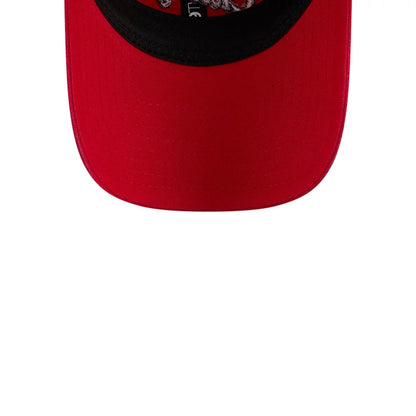 Pictured is this NBA Hardwood Classic Chicago Bulls 9TWENTY cap in red. 7