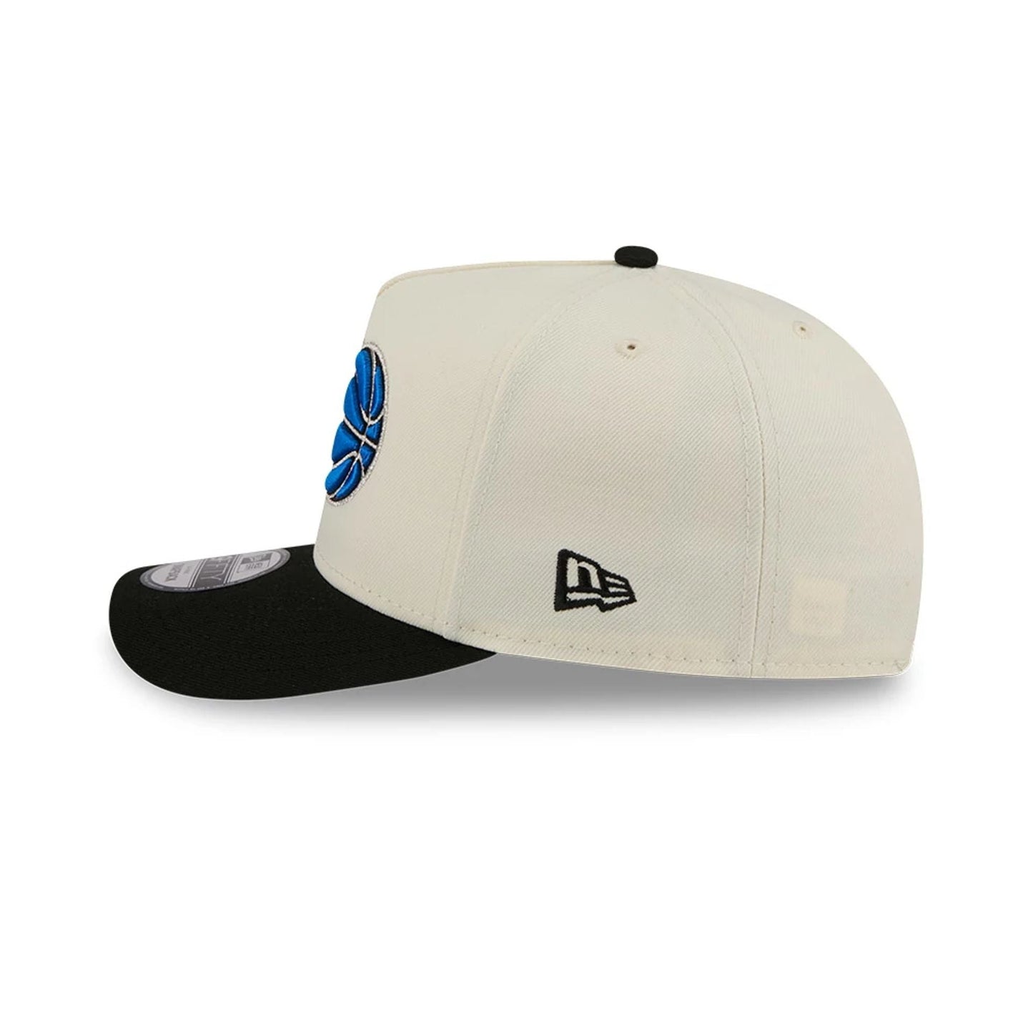 Pictured is this NBA Hardwood Classic Orlando Magic 9FIFTY A-Frame Snapback cap in black. 6