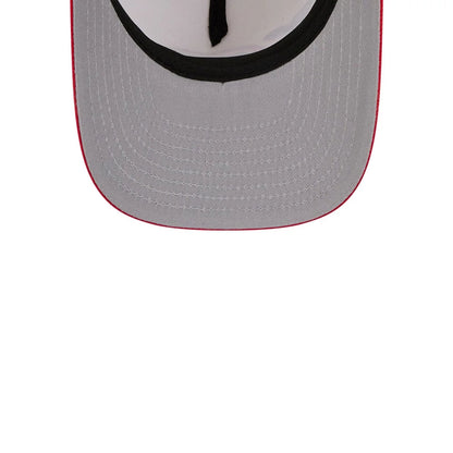 Pictured is this NBA Hardwood Classic Houston Rockets 9FIFTY A-Frame Snapback cap in red. 2