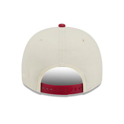 Pictured is this NBA Hardwood Classic Denver Nuggets 9FIFTY A-Frame Snapback cap in dark red. 7