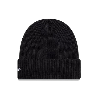 This is a Newcastle United FC Ribbed Black Cuff knit Beanie Hat 2