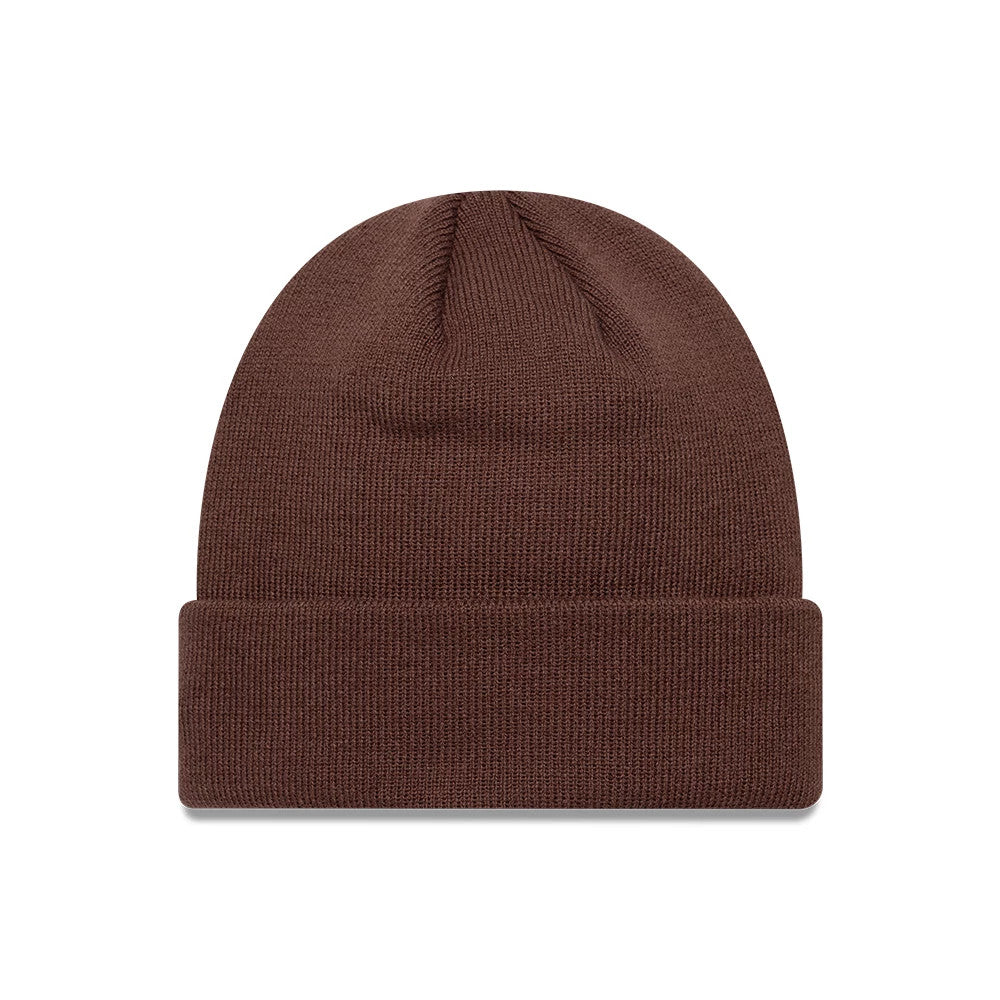 This is a Newcastle United FC Patch Brown Cuff knit Beanie Hat 2