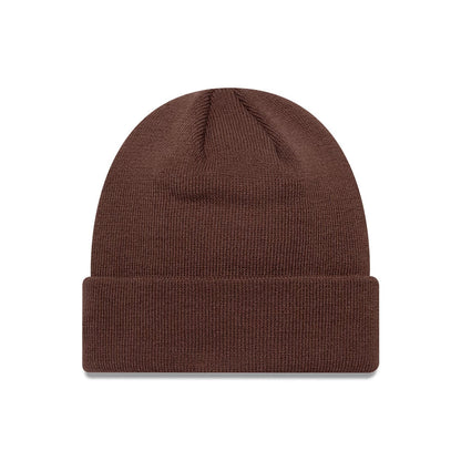 This is a Newcastle United FC Patch Brown Cuff knit Beanie Hat 2