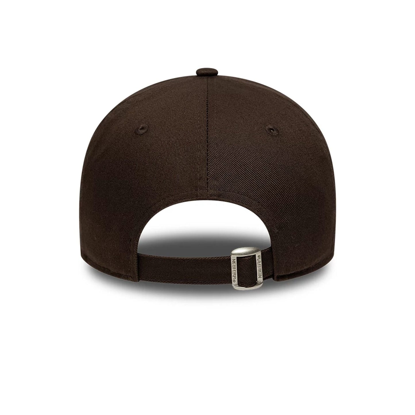 This is a  New Era Slogan Espresso Dark Brown 9TWENTY Adjustable Cap 6