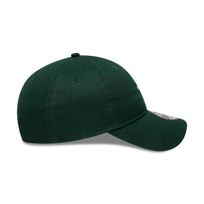 This is a  New Era Slogan Matcha Dark Green 9TWENTY Adjustable Cap 5