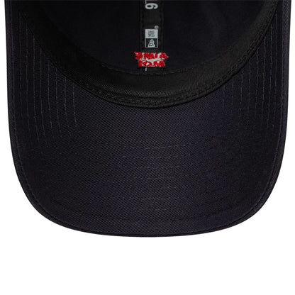 This is a  New Era Slogan Aime Moi Navy 9TWENTY Adjustable Cap 7