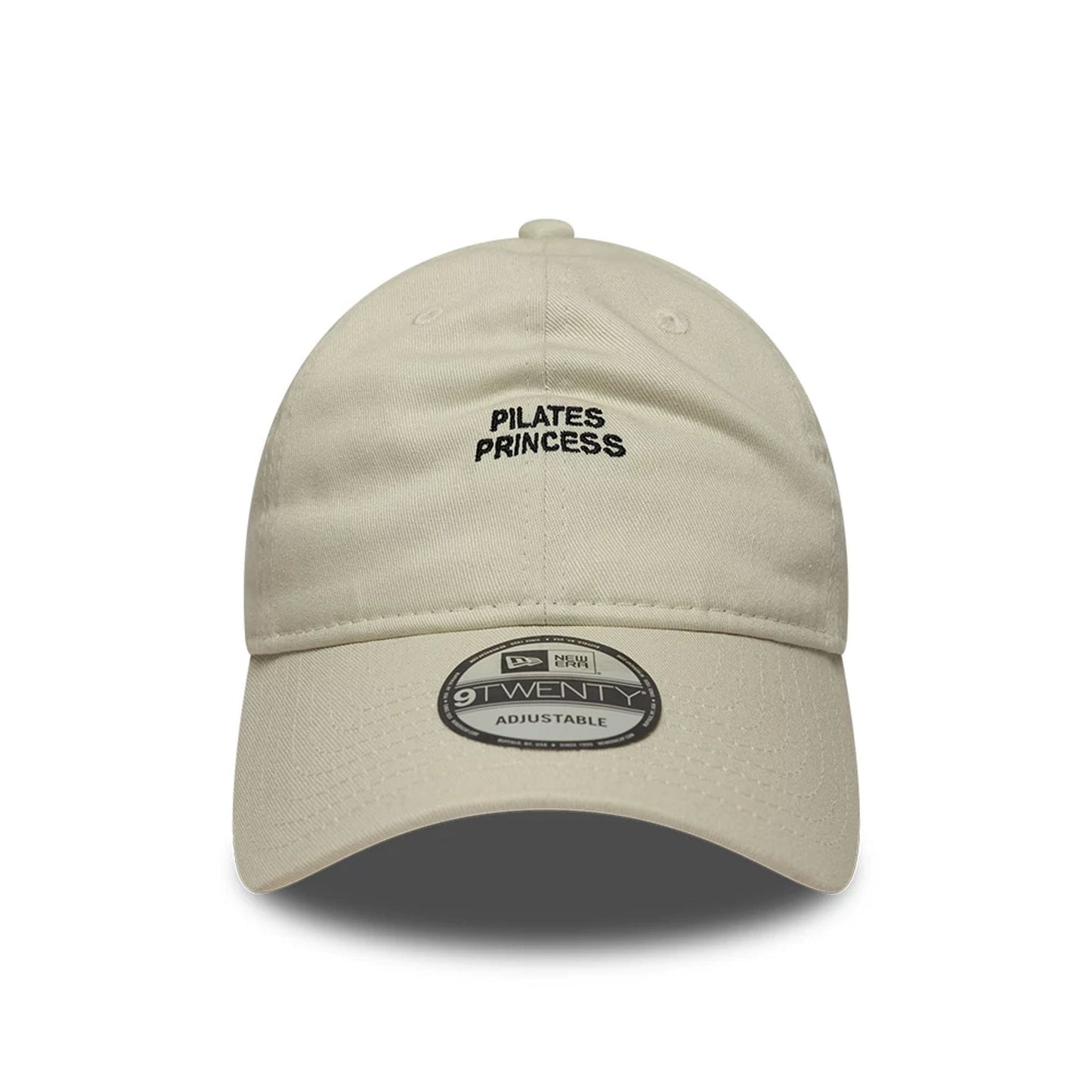 This is a  New Era Slogan Pilates Princess Light Beige 9TWENTY Adjustable Cap 2