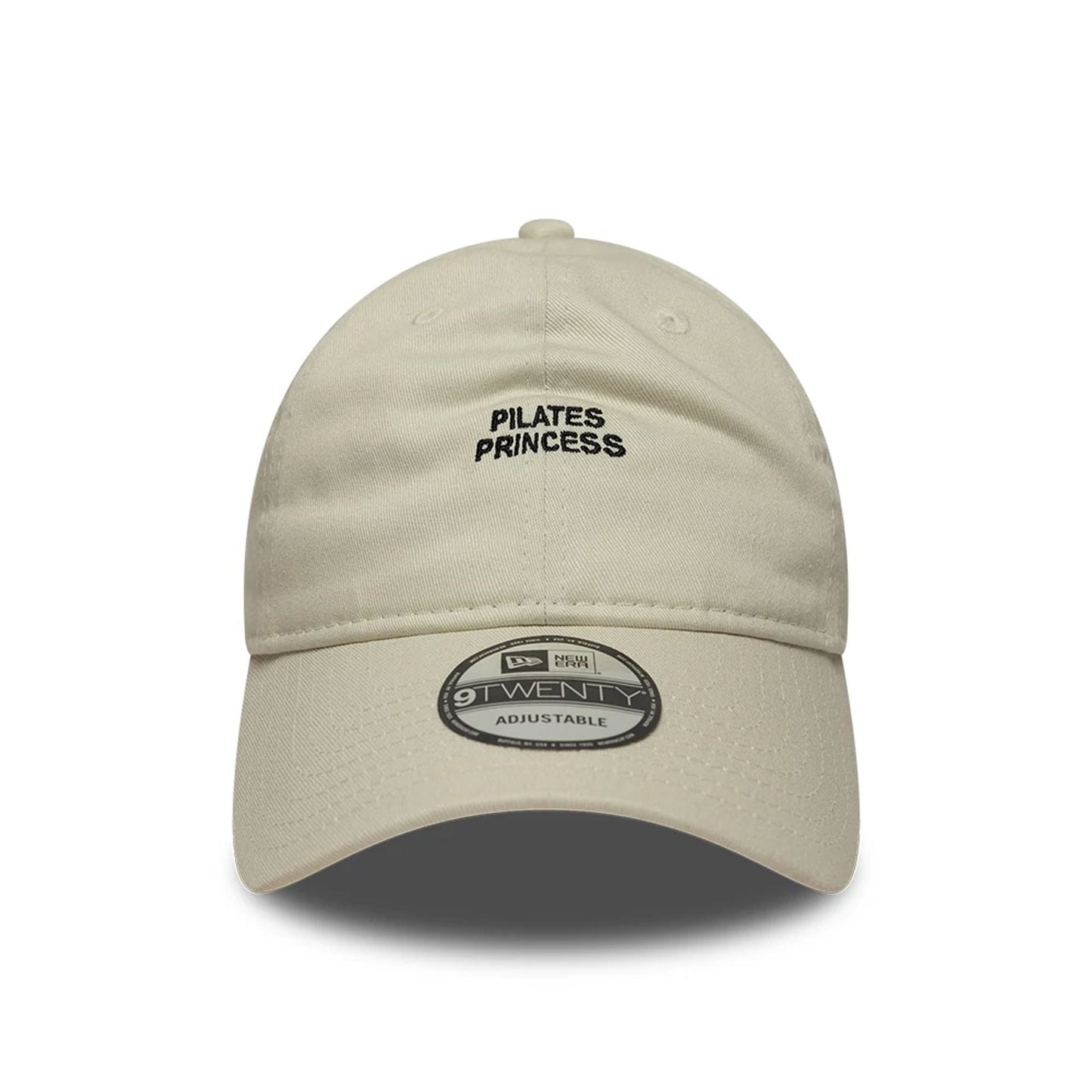 This is a  New Era Slogan Pilates Princess Light Beige 9TWENTY Adjustable Cap 2