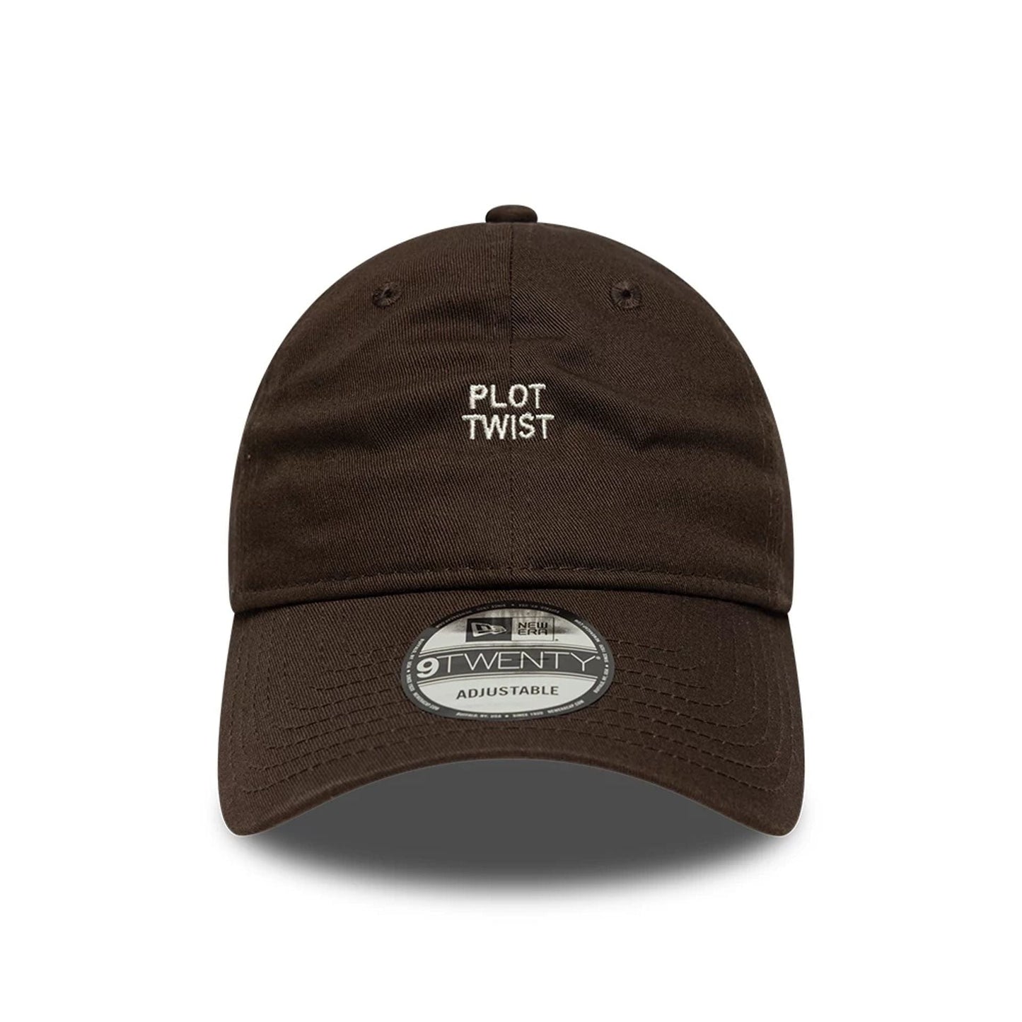 This is a  New Era Slogan Plot Twist Dark Brown 9TWENTY Adjustable Cap 2