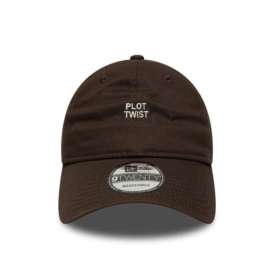 This is a  New Era Slogan Plot Twist Dark Brown 9TWENTY Adjustable Cap 2