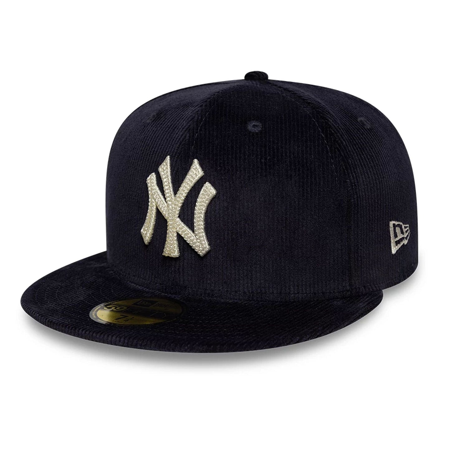 This is a New York Yankees MLB Cord Navy 59FIFTY Fitted Cap 1