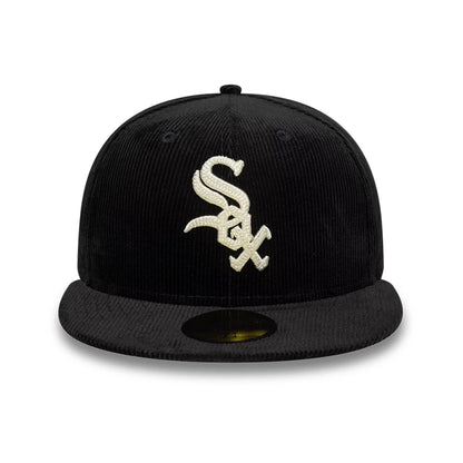 This is a Chicago White Sox MLB Cord Black 59FIFTY Fitted Cap 2