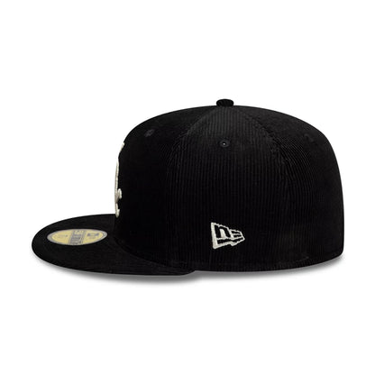 This is a Chicago White Sox MLB Cord Black 59FIFTY Fitted Cap 5