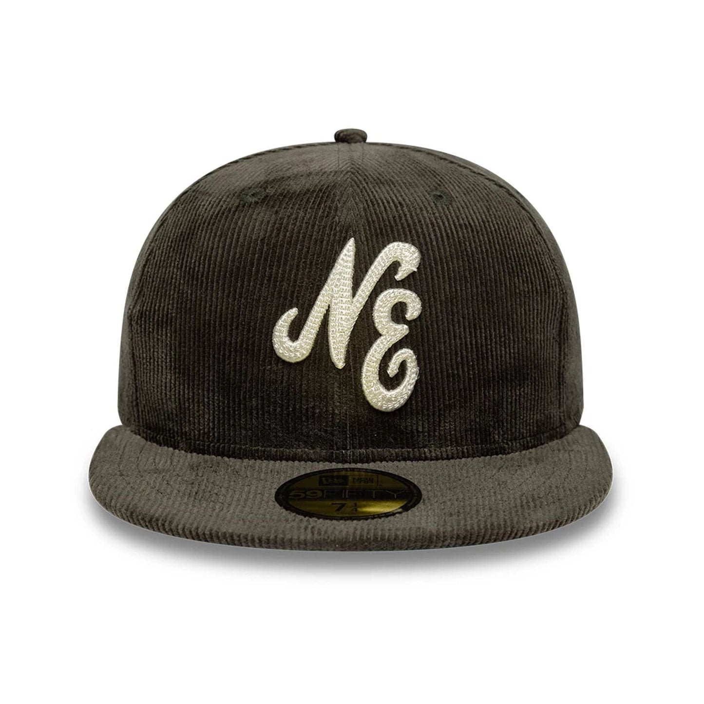 This is a  New Era Cord Dark Green 59FIFTY Fitted Cap 3
