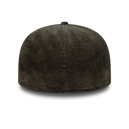This is a  New Era Cord Dark Green 59FIFTY Fitted Cap 7