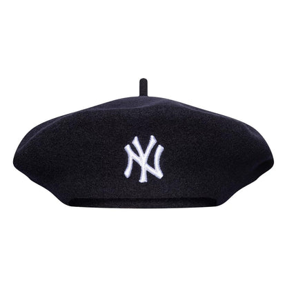This is a New York Yankees Womens MLB Wool Navy Beret 2