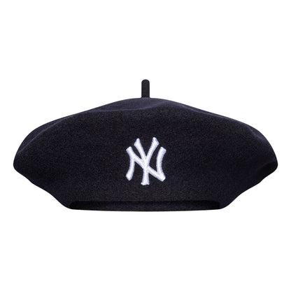 This is a New York Yankees Womens MLB Wool Navy Beret  2