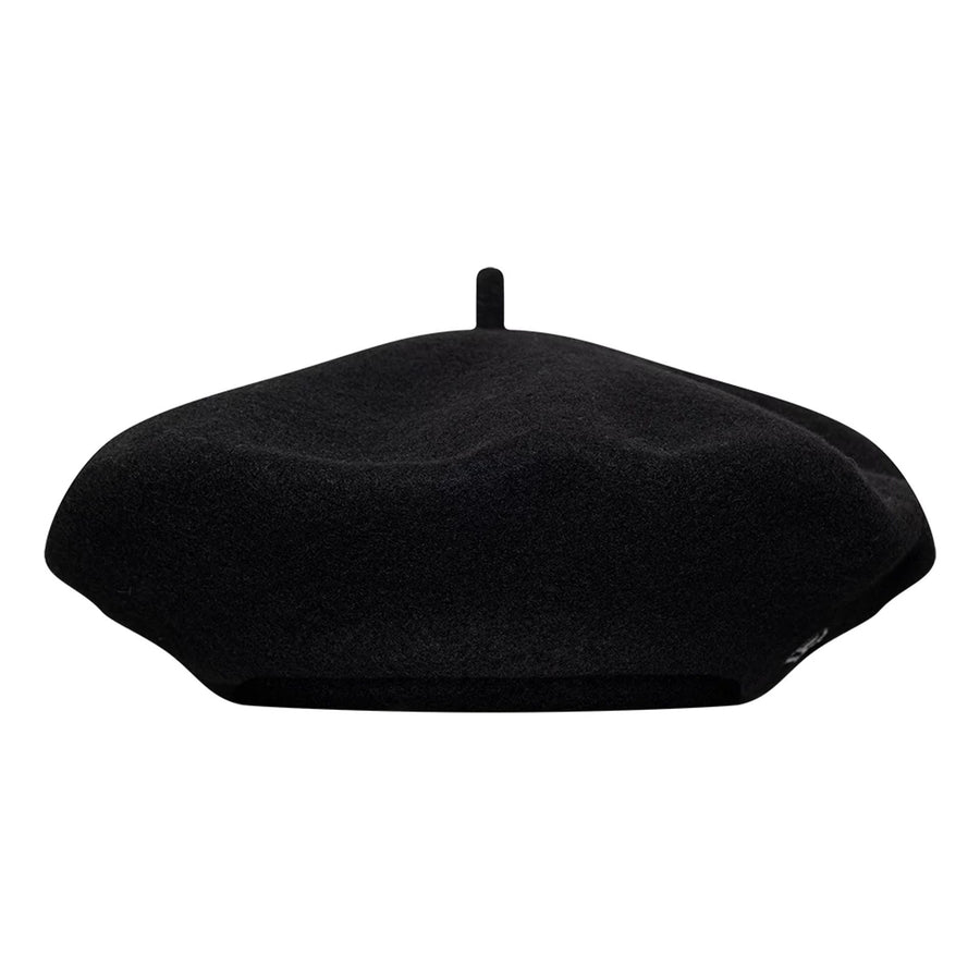 This is a  Womens New Era Wool Black Beret  2