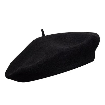 This is a  Womens New Era Wool Black Beret 3