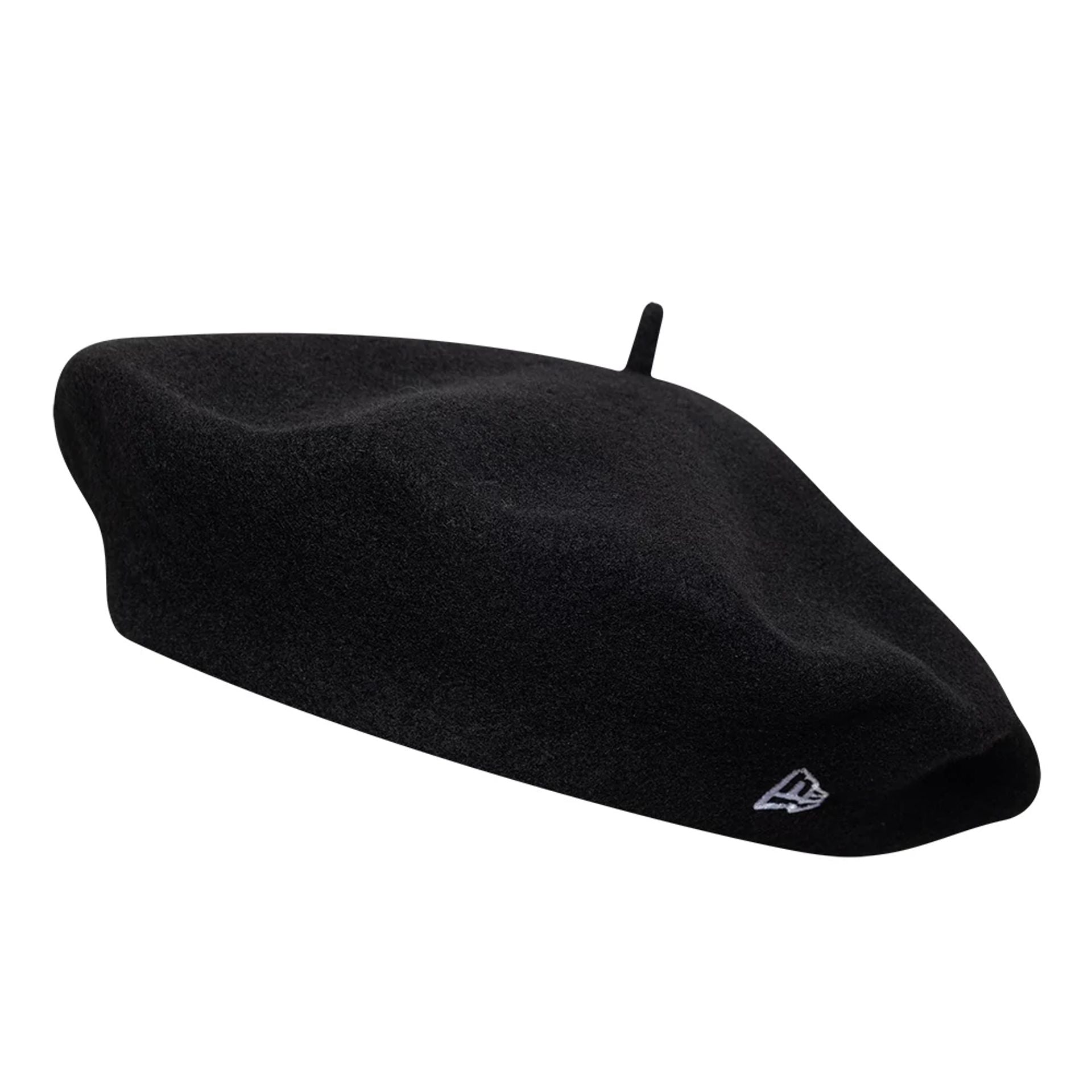 This is a  Womens New Era Wool Black Beret  1