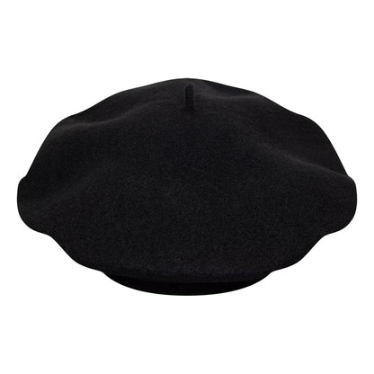 This is a  Womens New Era Wool Black Beret 4