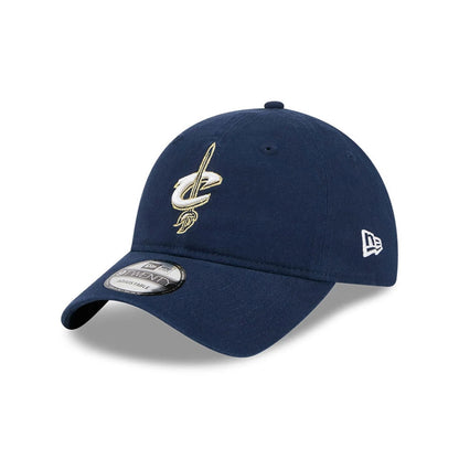 Pictured is this NBA Classic Cleveland Cavaliers 9TWENTY Adjustable cap in dark blue. 1