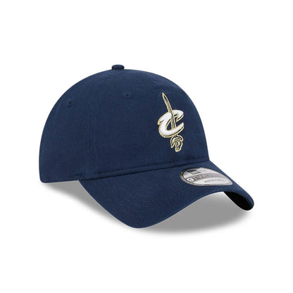 Pictured is this NBA Classic Cleveland Cavaliers 9TWENTY Adjustable cap in dark blue. 3