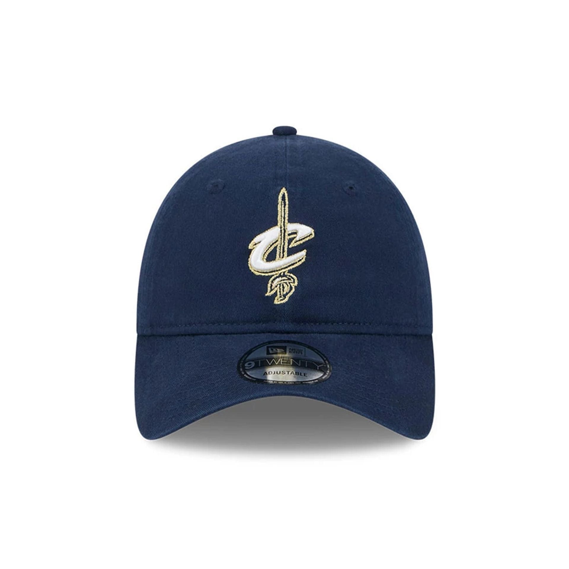 Pictured is this NBA Classic Cleveland Cavaliers 9TWENTY Adjustable cap in dark blue. 2