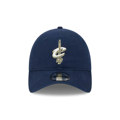 Pictured is this NBA Classic Cleveland Cavaliers 9TWENTY Adjustable cap in dark blue. 2