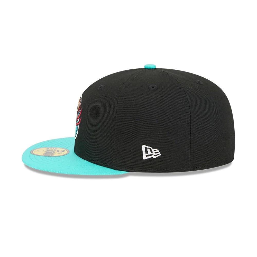Pictured is this NBA Classic Memphis Grizzlies 59FIFTY Fitted cap in black. 6