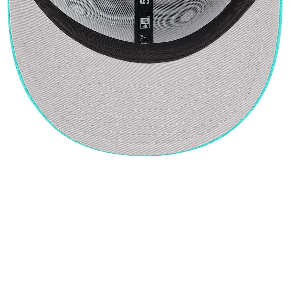 Pictured is this NBA Classic Memphis Grizzlies 59FIFTY Fitted cap in black. 2