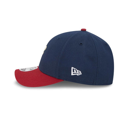 Pictured is this NBA Classic Cleveland Cavaliers 9FORTY M-Crown Adjustable cap in dark blue. 7
