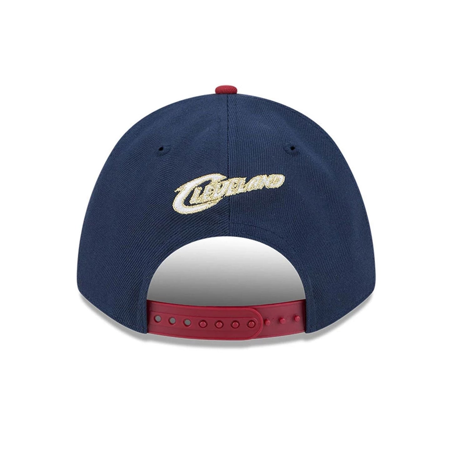 Pictured is this NBA Classic Cleveland Cavaliers 9FORTY M-Crown Adjustable cap in dark blue. 3