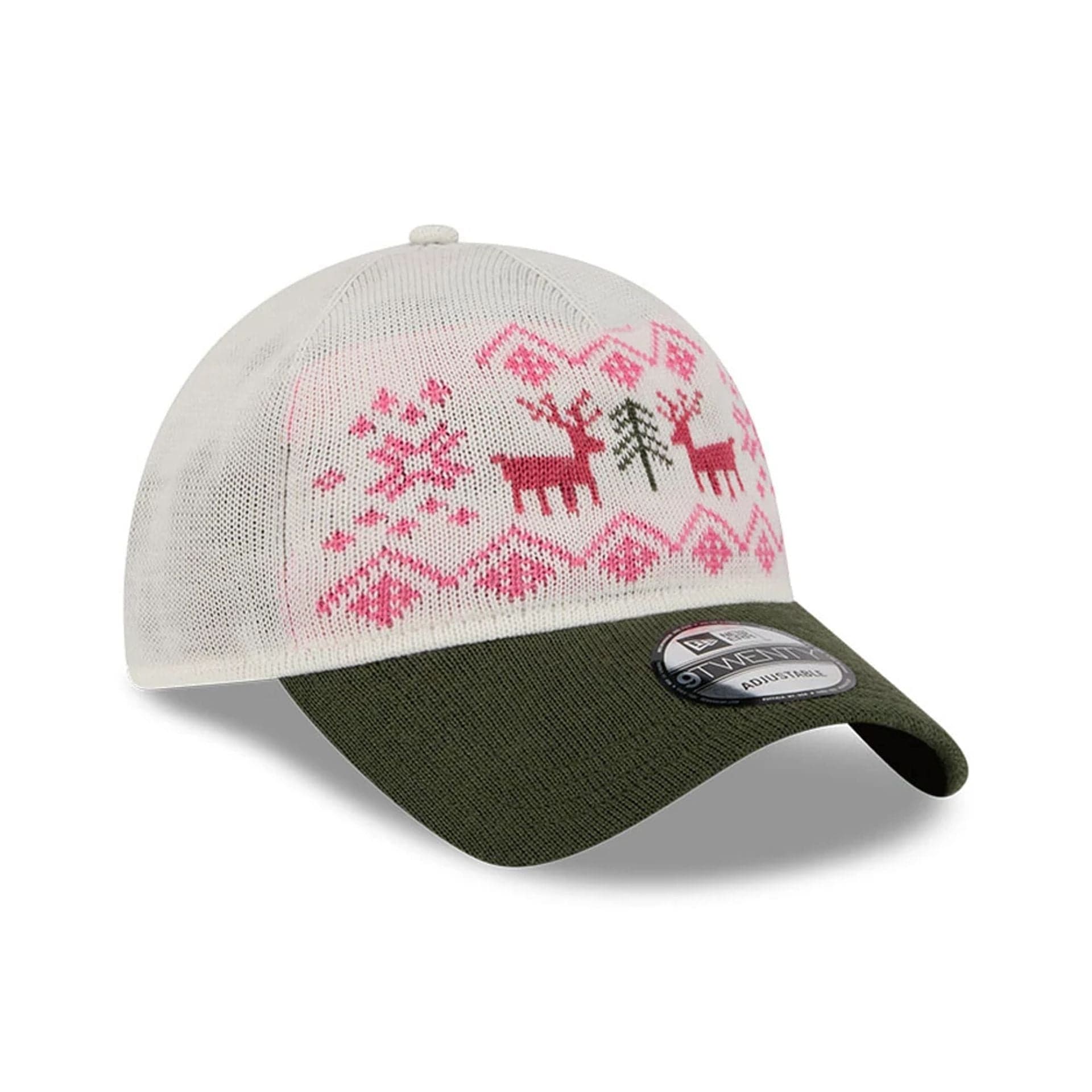 Pictured is this New Era Holiday Essentials 9TWENTY cap in white. 3