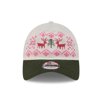 Pictured is this New Era Holiday Essentials 9TWENTY cap in white. 2