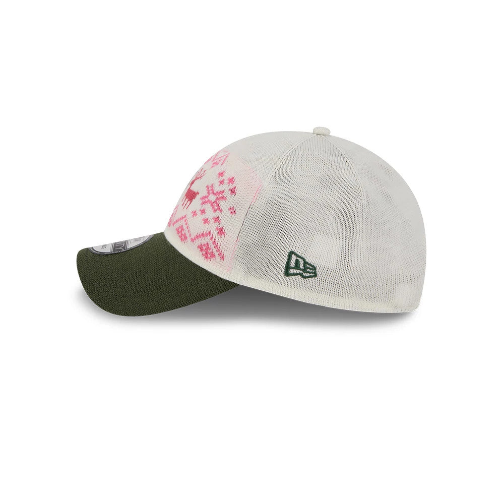 Pictured is this New Era Holiday Essentials 9TWENTY cap in white. 5