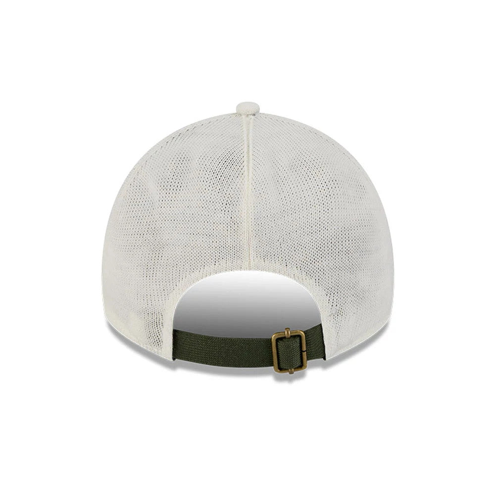 Pictured is this New Era Holiday Essentials 9TWENTY cap in white. 4