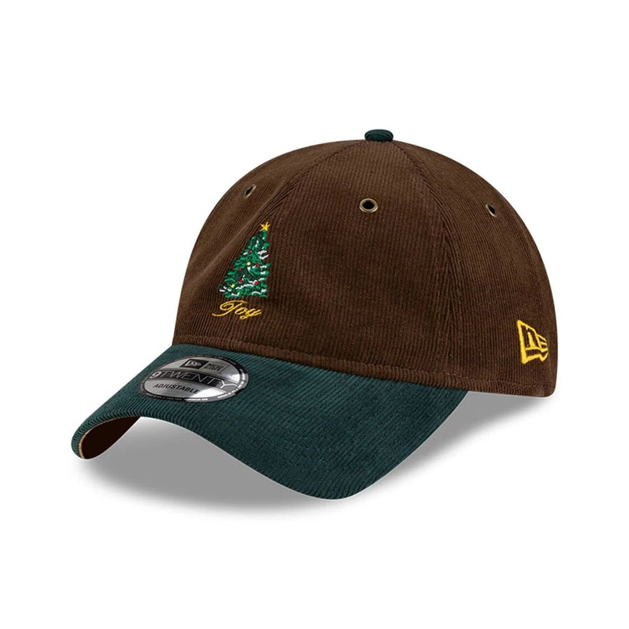 Pictured is this New Era Holiday Essentials 9TWENTY cap in dark brown. 1