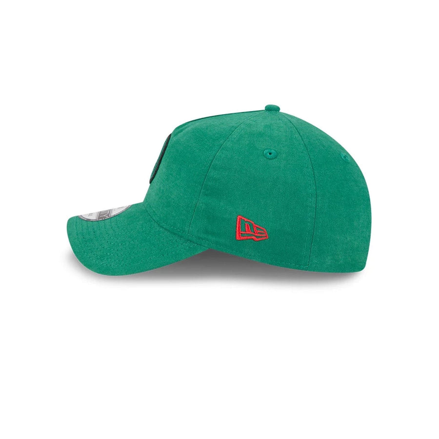 Pictured is this New Era Holiday Essentials 9TWENTY A-Frame cap in green. 5