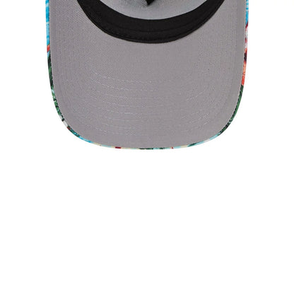 Pictured is this New Era Holiday Essentials 9FORTY A-Frame Trucker cap in white. 2