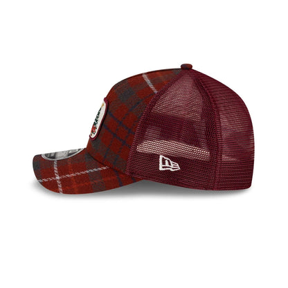 Pictured is this New Era Holiday Essentials 9FORTY M-Crown A-Frame cap in open red. 6