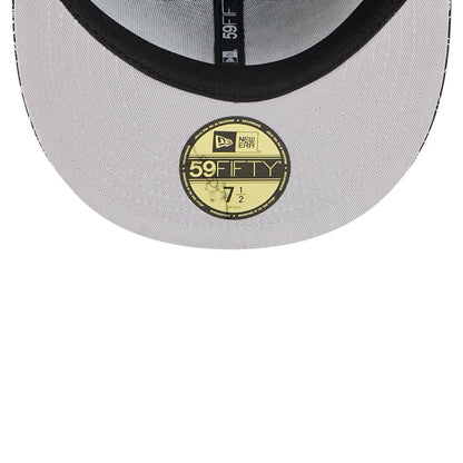 Pictured is this MLB Cap Scramble LA Dodgers 59FIFTY Fitted cap in black. 2
