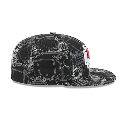 Pictured is this NFL Cap Scramble Kansas City Chiefs 59FIFTY Fitted cap in black. 6