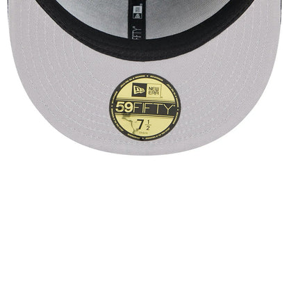 Pictured is this NHL Cap Scramble Anaheim Ducks 59FIFTY Fitted cap in black. 2